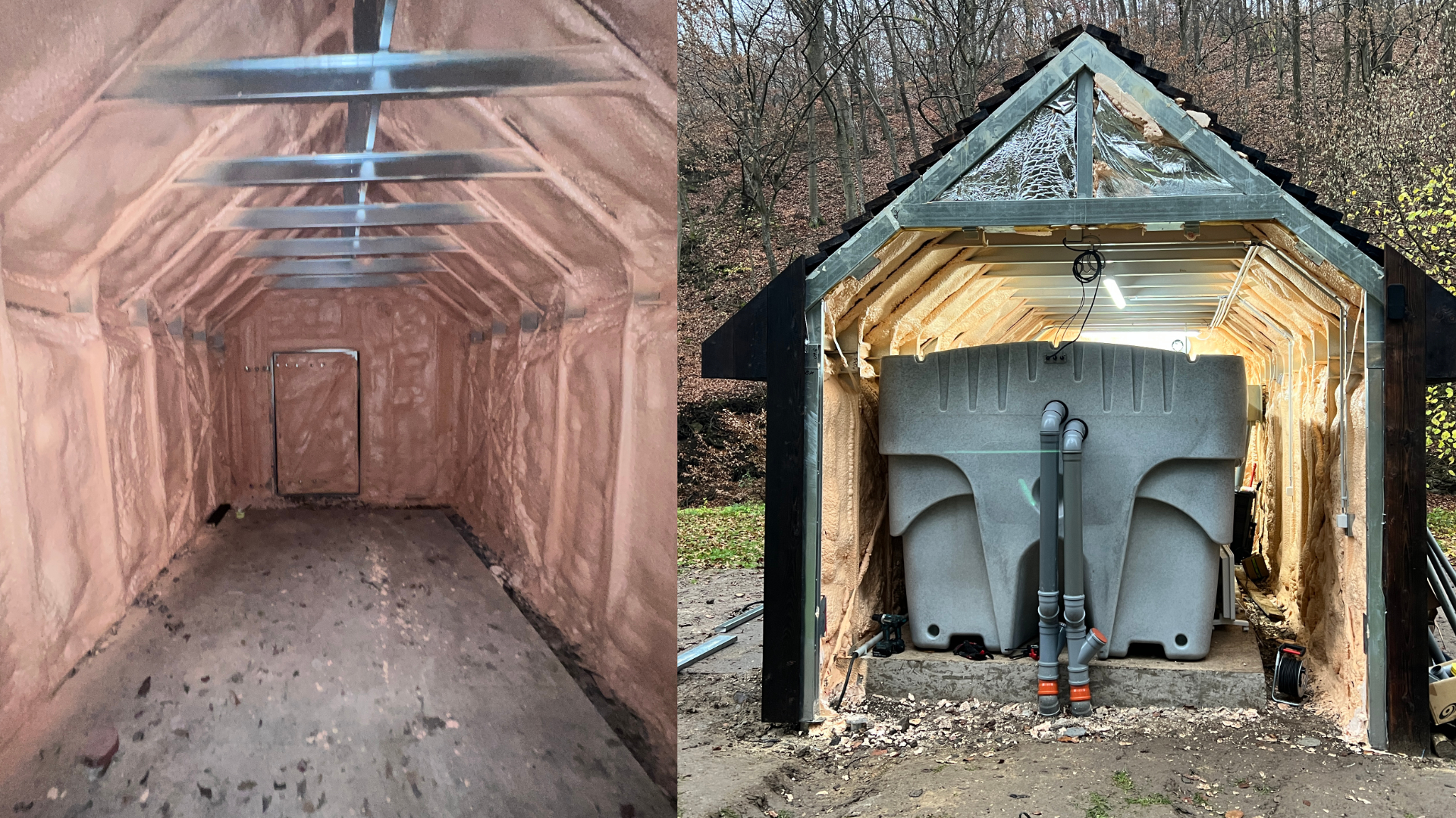 insulation hut for BIOROTOR